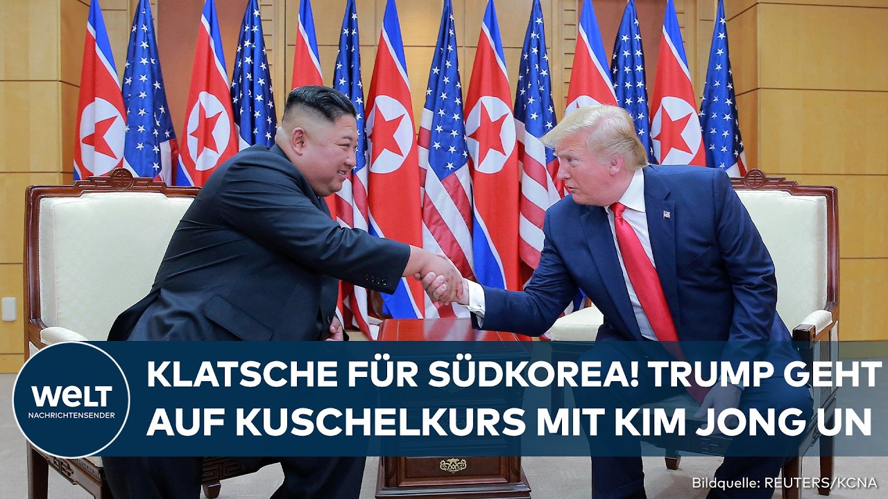 Militärübungen Südkorea – Donald Trump spricht über die Reduzierung gemeinsamer Militärübungen mit Südkorea und seine Haltun…