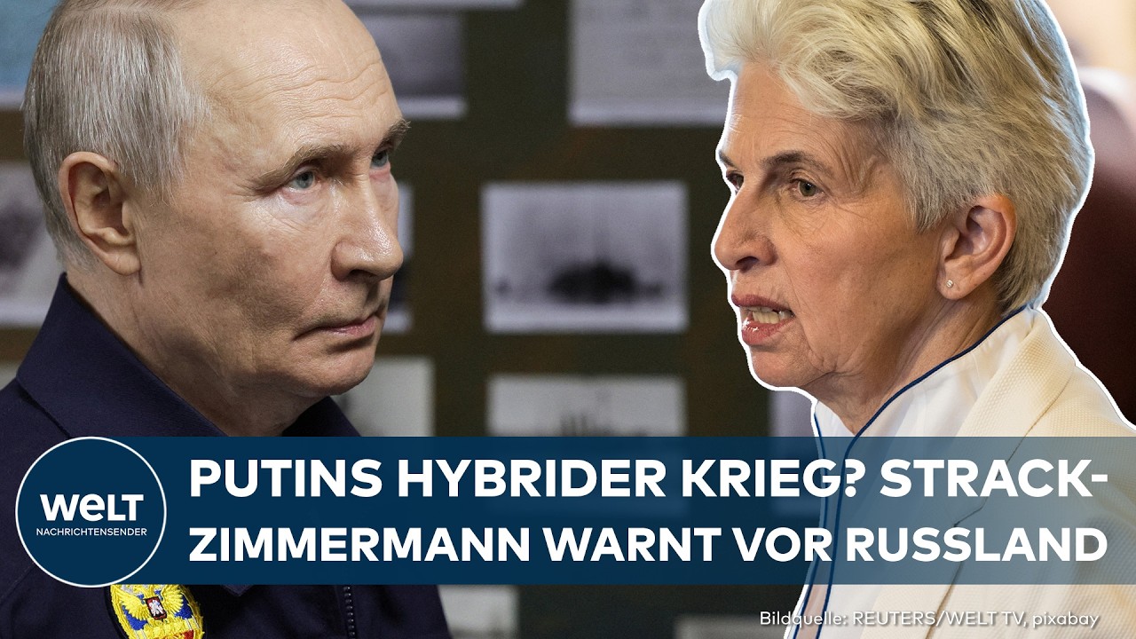 russische Destabilisierung – Marie-Agnes Strack-Zimmermann warnt vor russischer Destabilisierung Deutschlands durch hybride …