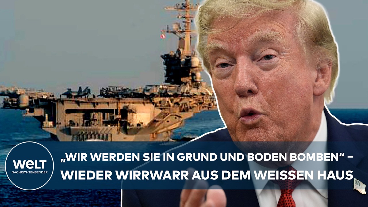 Trump Drohung Oman – US-Präsident Donald Trump spricht über Drohungen gegen Oman und die Reduzierung von Militärübungen mit …