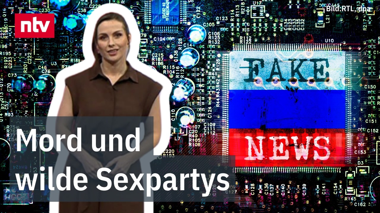 Gefälschter Social-Media-Post mit Medienlogo als Beispiel für russische Desinformation vor der Landtagswahl