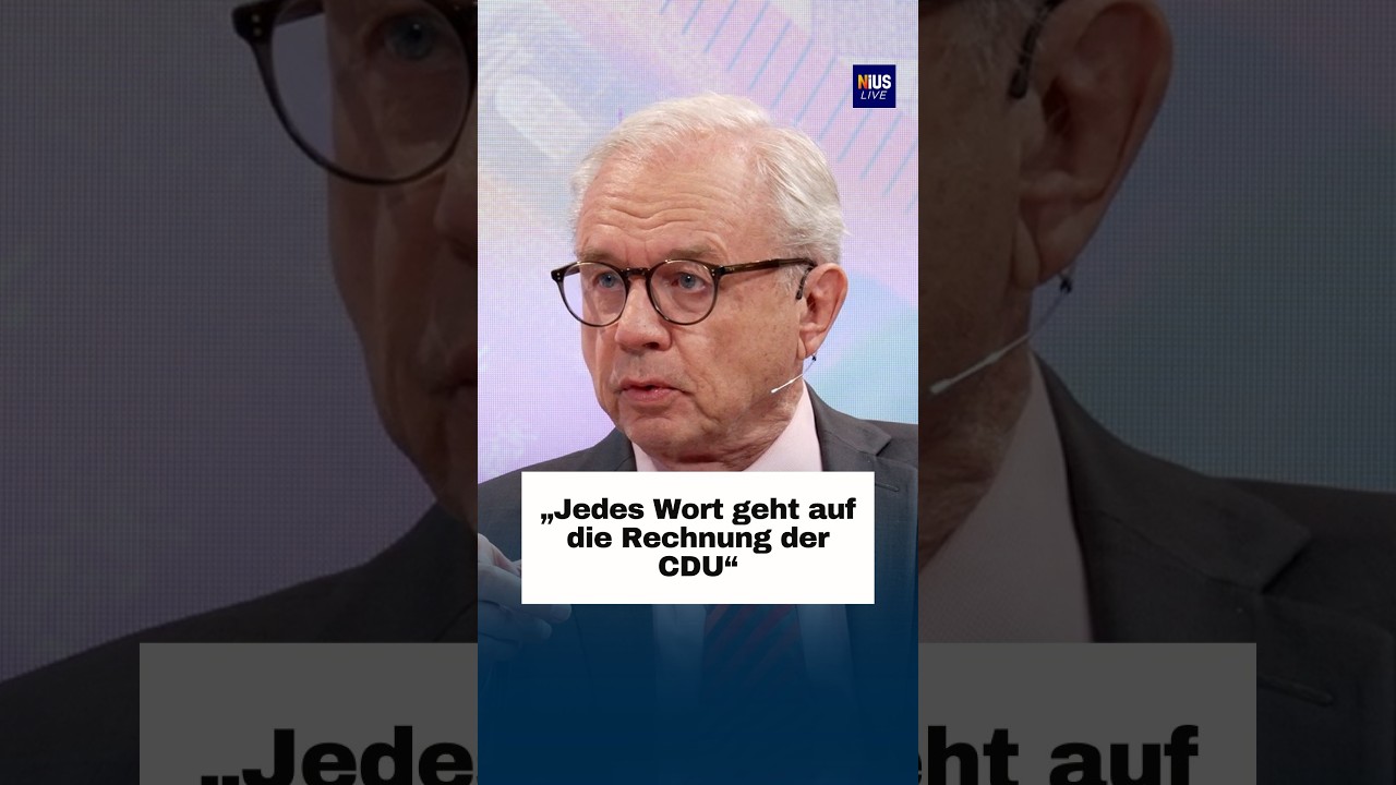 Dieter Hallervorden auf einer CDU-Wahlkampfveranstaltung, CDU Wahlkampf mit prominentem Unterstützer