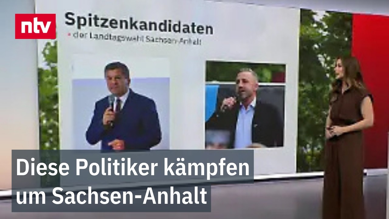 Sven Schulze (CDU) und Ulrich Sigmund (AfD), Spitzenkandidaten zur Landtagswahl Sachsen-Anhalt, im Vergleich