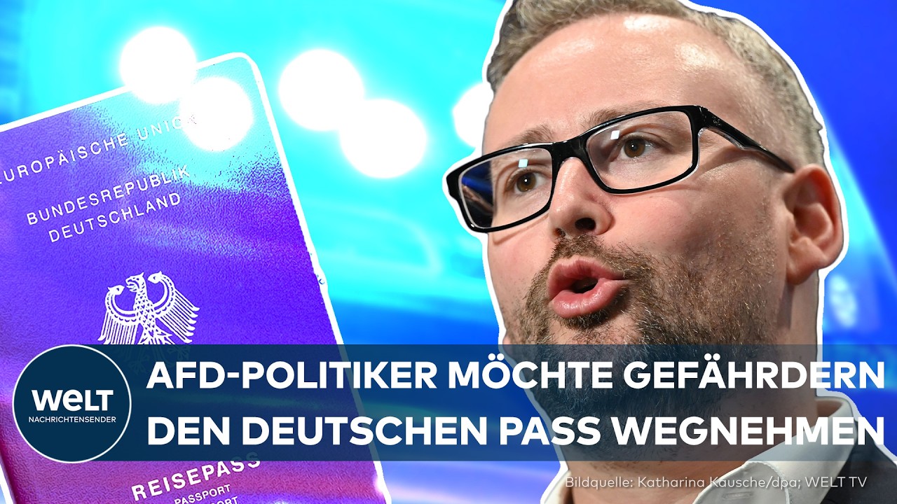 islamistischer Gefährder – Zwei Reisepässe nebeneinander – Symbolbild zur Debatte um islamistische Gefährder mit doppelter S…