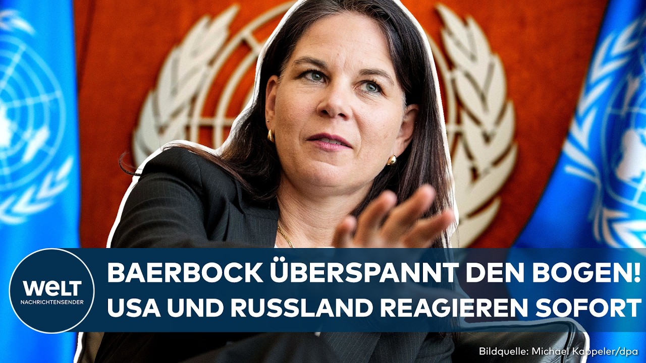 Baerbock UN-Generalversammlung – Annalena Baerbock als Präsidentin der UN-Generalversammlung bei einer Sitzung in New York