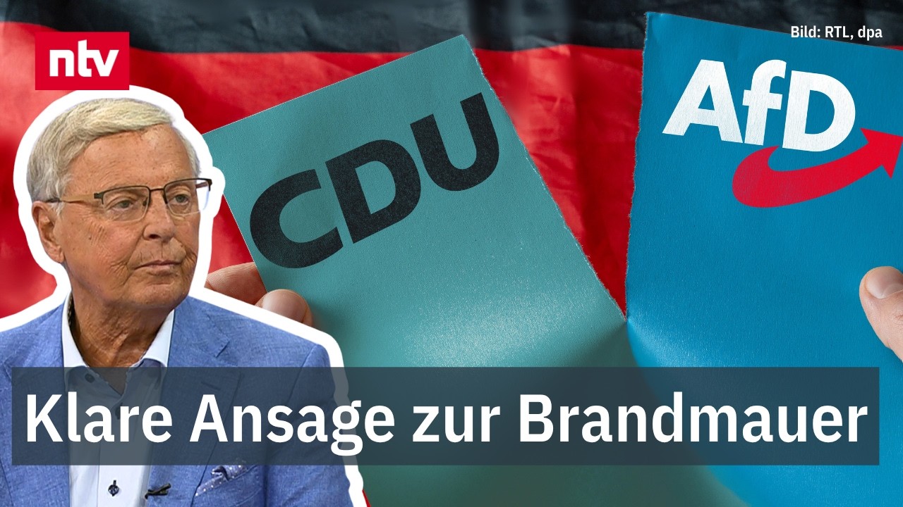 Wolfgang Bosbach im Interview zur Brandmauer CDU AfD und zur Landtagswahl in Sachsen-Anhalt