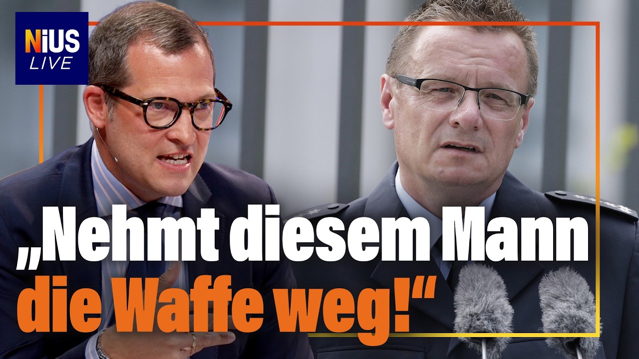 Sven Hüber, Vize-Chef der Gewerkschaft der Polizei, steht wegen seiner DDR-Vergangenheit als Politoffizier unter massivem Dr…
