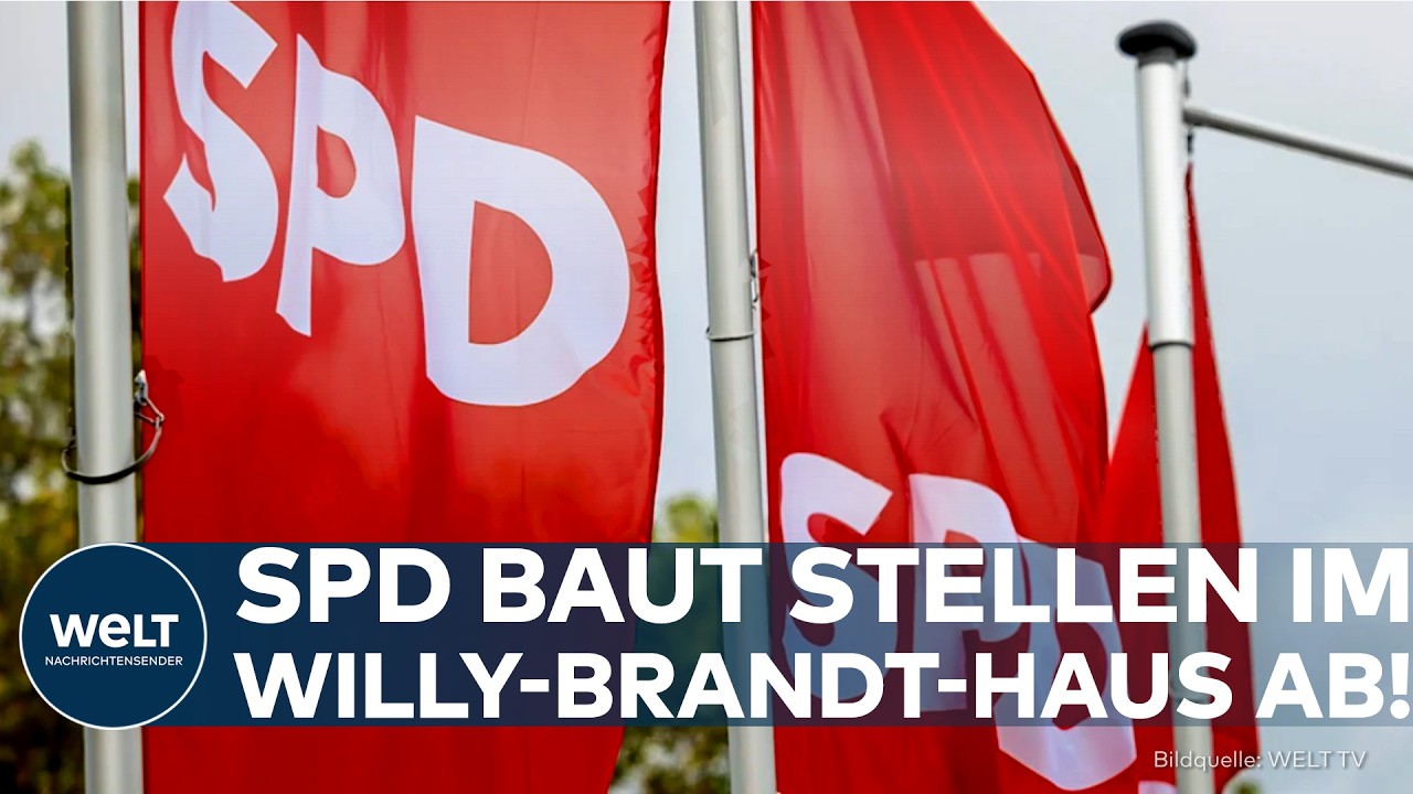 SPD-Zentrale Willy-Brandt-Haus in Berlin – SPD Stellenabbau durch sinkende Parteienfinanzierung