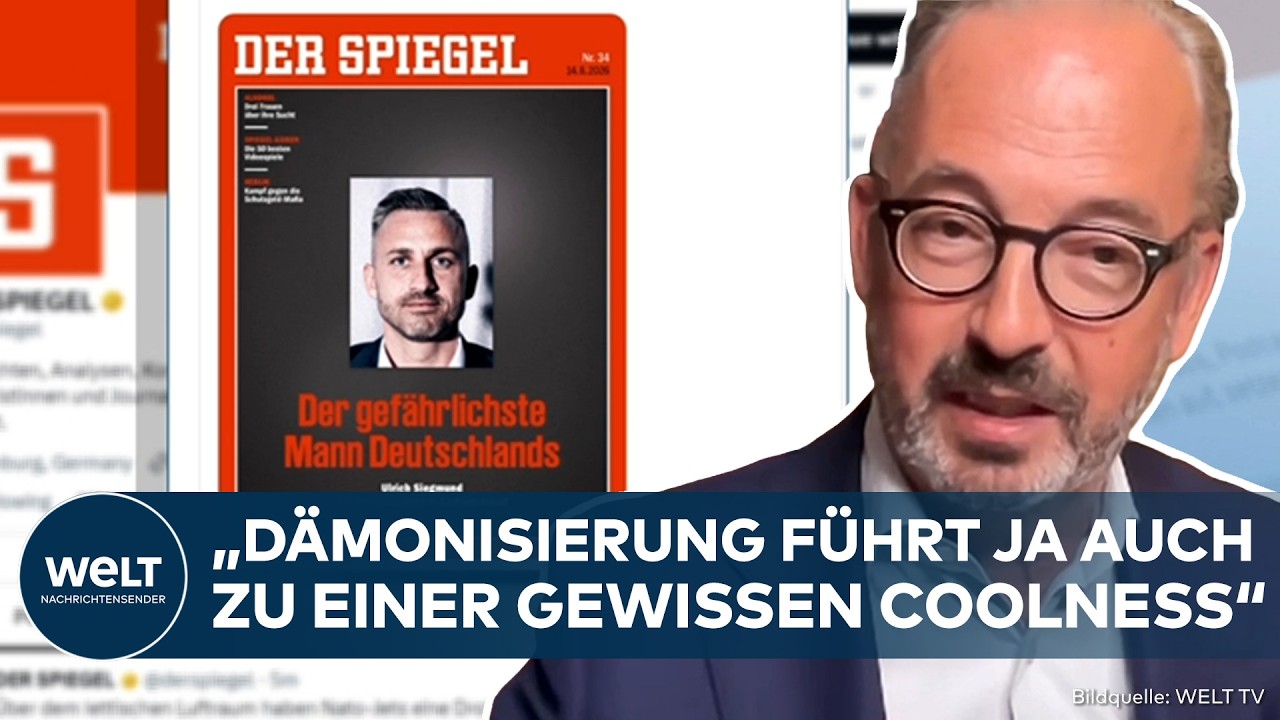 Spiegel-Cover Siegmund – Jan Fleischhauer analysiert das Spiegel-Cover zu AfD-Politiker Ulrich Siegmund im TV-Interview