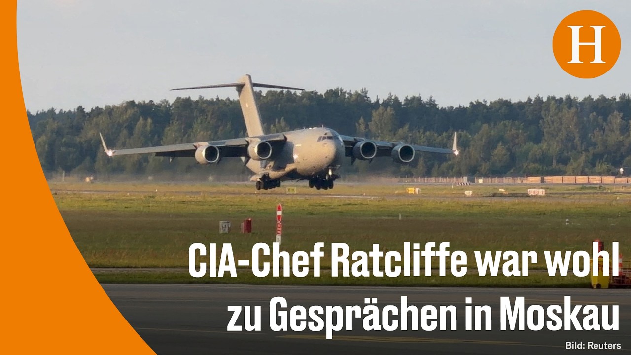 CIA-Chef Moskau – US-Militärflugzeug im Anflug auf Moskau – CIA-Chef Ratcliff soll an Bord gewesen sein