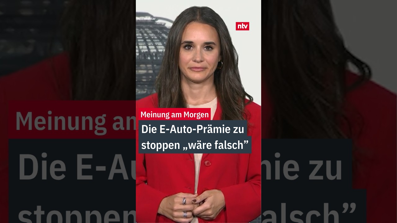 Elektroauto an einer öffentlichen Ladesäule – Symbol für die Debatte um die E-Auto-Förderung in Deutschland