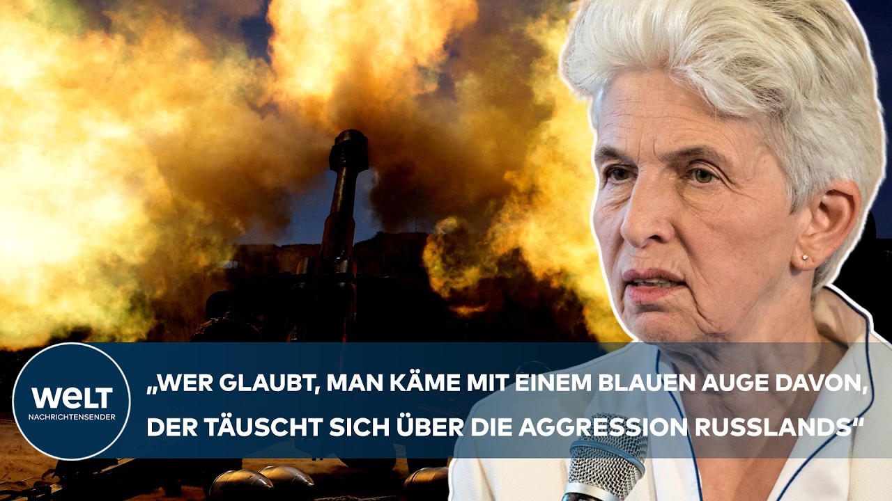 Marie-Agnes Strack-Zimmermann spricht über Ukraine-Krieg Sanktionen und russische Drohungen im EU-Verteidigungsausschuss