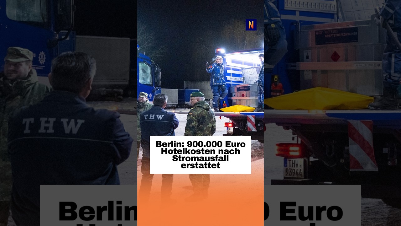 Dunkle Straße in Berlin bei Stromausfall – Berliner Stromausfall legte tausende Haushalte lahm