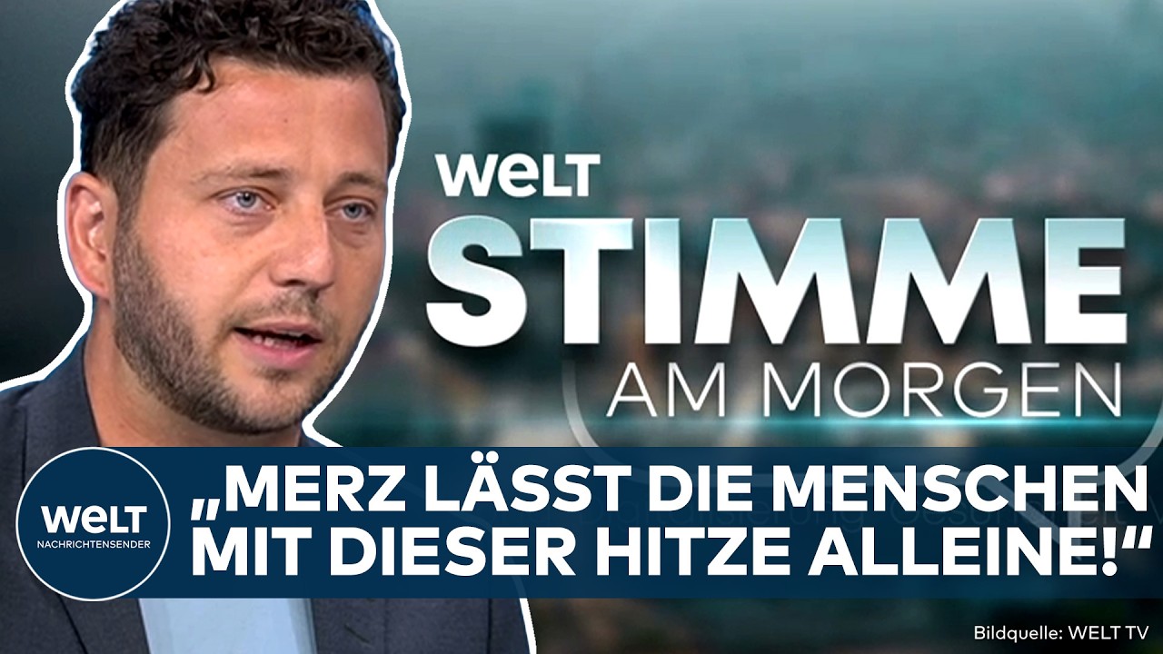 Felix Banaszak, Ko-Vorsitzender der Grünen, spricht über Klimaanpassung und Hitzeschutz in Deutschland
