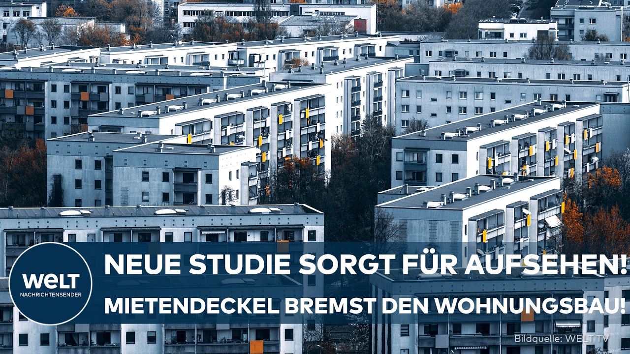 Berliner Mietendeckel: Baustelle mit Wohngebäuden in Berlin, symbolisiert den Rückgang beim Neubau