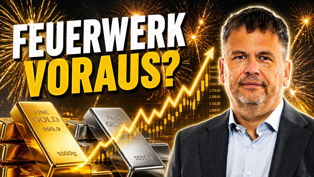 Goldbarren und Goldmünzen auf einem Tisch – Goldpreis Rally treibt Edelmetalle auf neue Höchststände