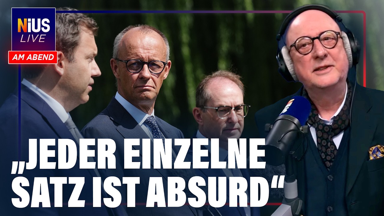 Bundeskanzler Friedrich Merz spricht nach der Kabinettsklausur in Schloss Neuhardenberg vor der Presse