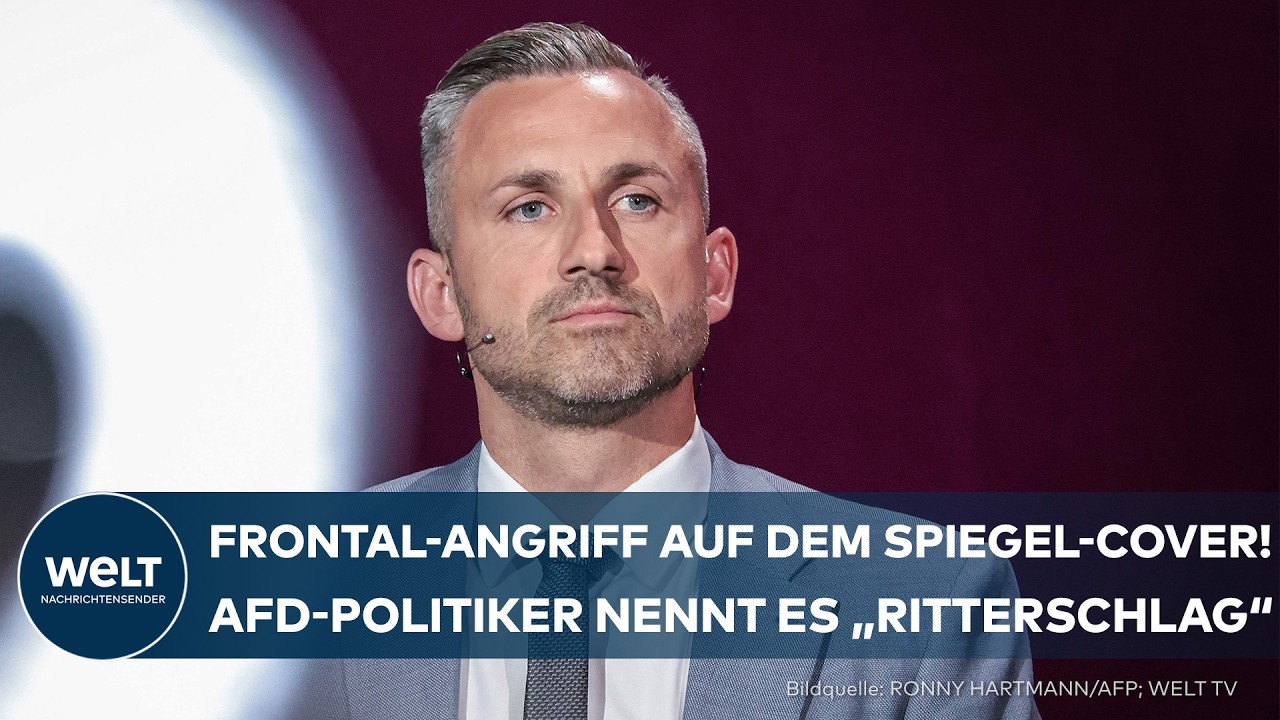 Ulrich Siegmund Spiegel-Cover – AfD-Spitzenkandidat Ulrich Siegmund auf dem Spiegel-Cover mit Fahndungsfoto-Optik – Debatte …