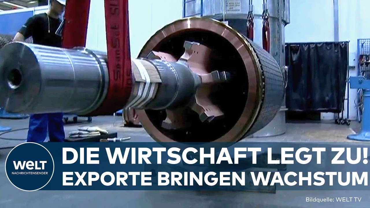 Deutsche Wirtschaft – Grafik zum BIP-Wachstum der deutschen Wirtschaft im zweiten Quartal 2026 mit steigender Kurve