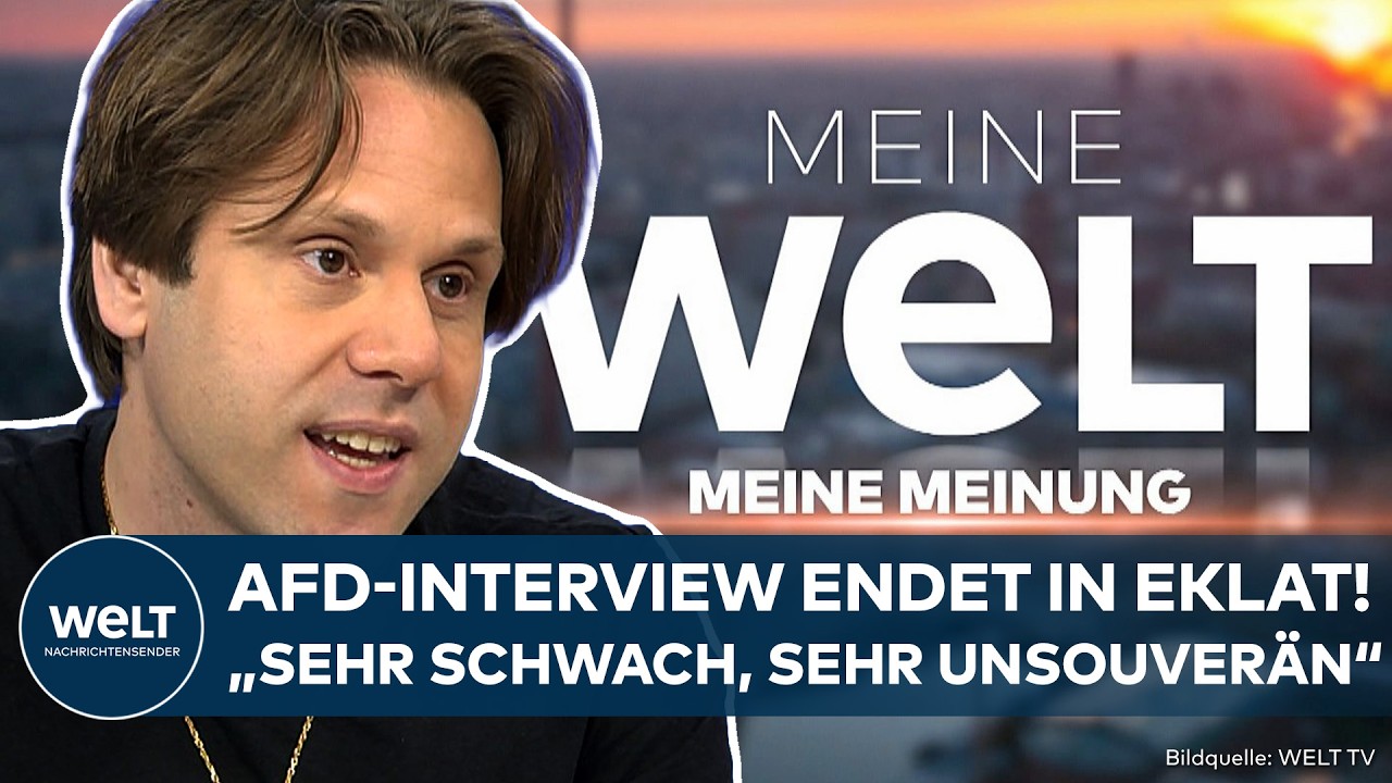 Hans Thomas Tillschneider, AfD-Politiker aus Sachsen-Anhalt, beim Tillschneider Interview Abbruch im Podcast