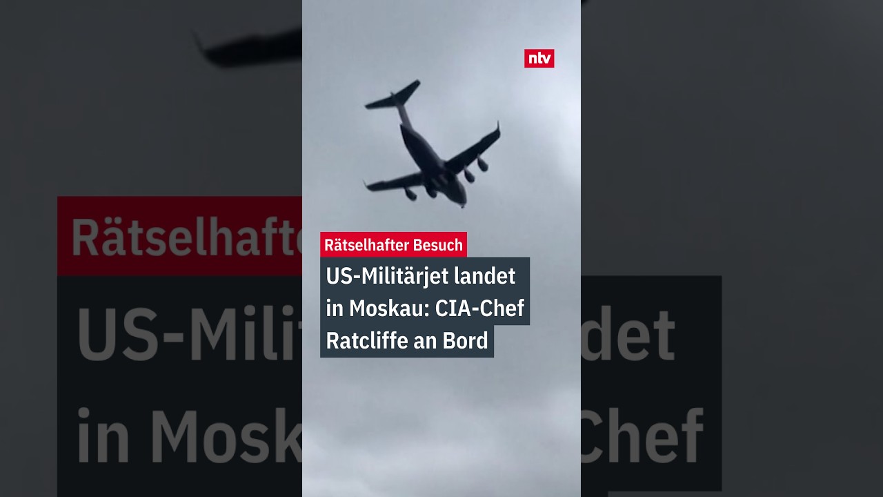 CIA-Chef Ratcliffe Moskau – US-Militärflugzeug landet in Moskau – CIA-Chef Ratcliffe soll an Bord gewesen sein
