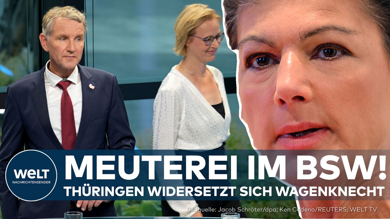 BSW-Fraktionschefin Sigrid Hupach verkündet Entscheidung zum Verbleib von BSW Thüringen in der Koalition