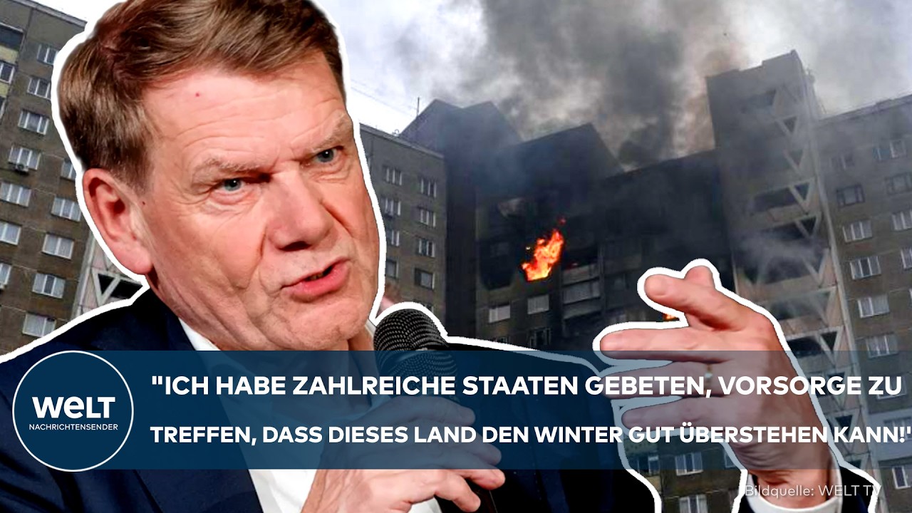 Außenminister Johann Wadephul bei seinem Besuch in Kiew zur Ukraine-Unterstützung im Rahmen des Unabhängigkeitstages