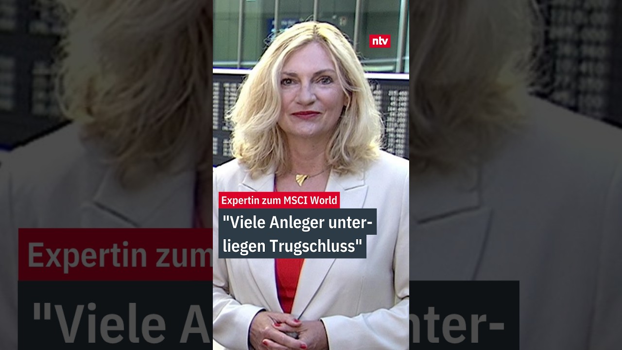Weltkarte mit Börsen-Kurven und Flaggen – MSCI World Klumpenrisiko USA im Fokus