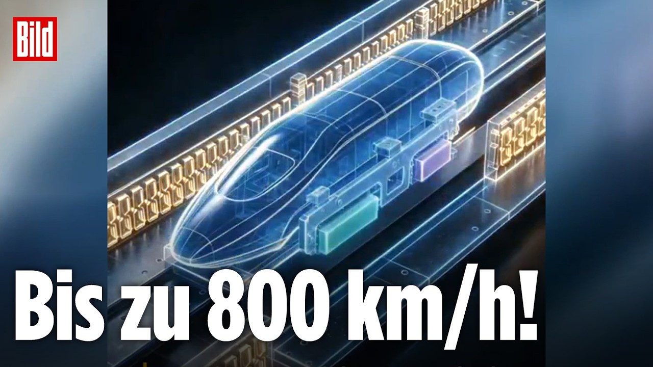 Magnetzug Weltrekord – Chinesischer Magnetzug auf Teststrecke erreicht Weltrekord von 800 km/h durch Magnetschwebetechnik