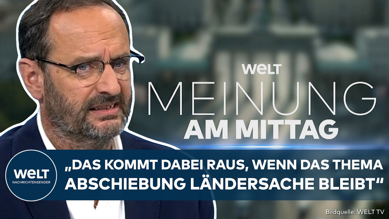 Polizeibeamte begleiten eine Person zur Abschiebung am Flughafen – Symbolbild zur Abschiebungspolitik in Deutschland