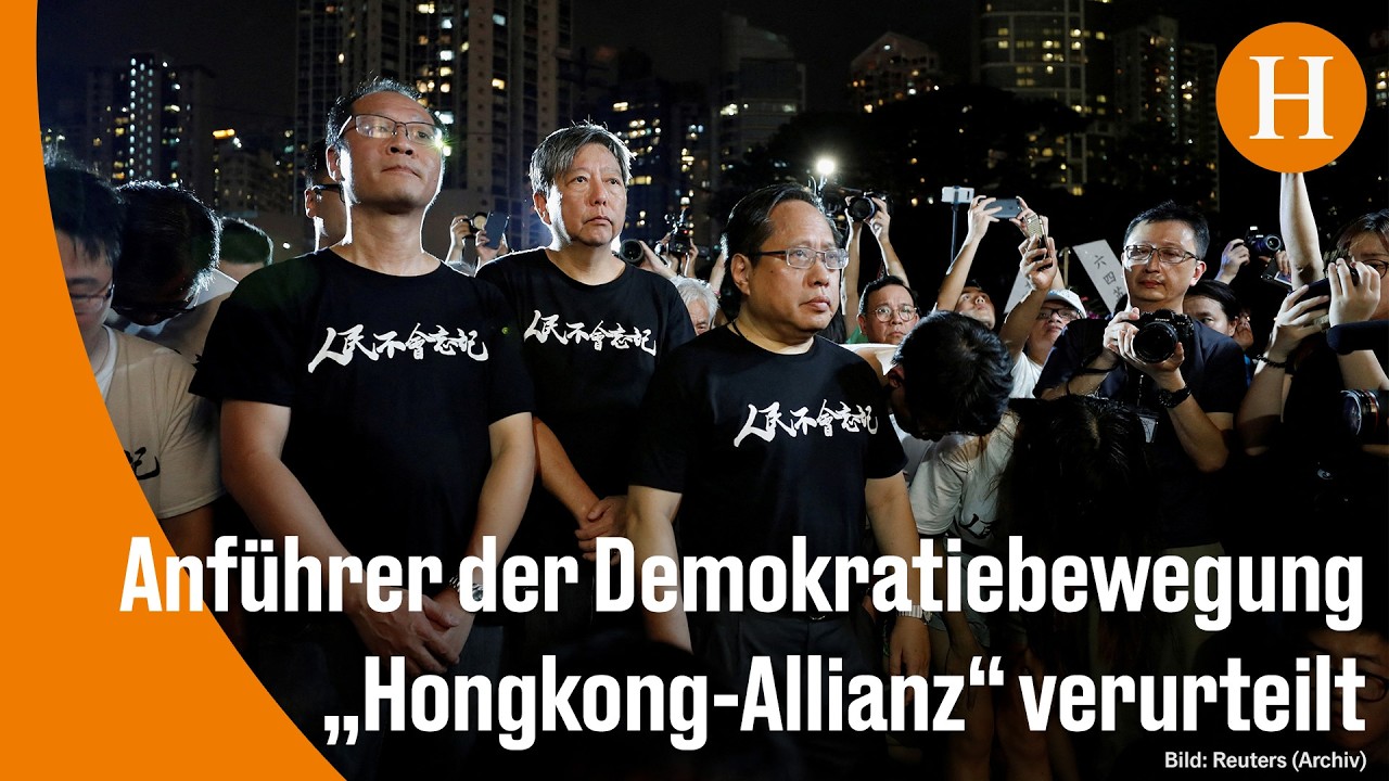 Demokratie-Aktivisten Hongkong – Demonstranten mit Kerzen bei einer Mahnwache für Demokratie-Aktivisten in Hongkong