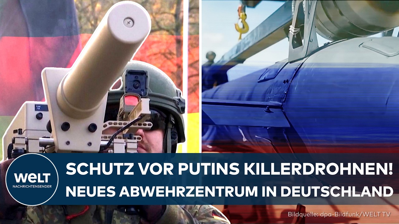 Bundesinnenminister Dobrindt bei der Eröffnung eines Drohnenabwehr-Stützpunkts des DLR in Sachsen-Anhalt