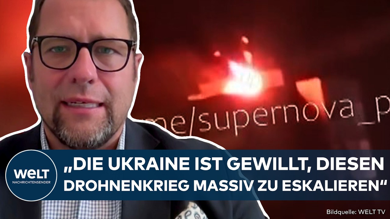 Ukrainische Drohnen am Nachthimmel über Moskau – Drohnenkrieg Ukraine eskaliert massiv