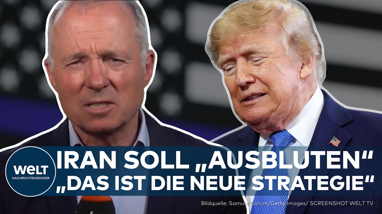 Iran-Sanktionen Trump – US-Präsident Donald Trump unterzeichnet Sanktionsdokumente gegen den Iran im Oval Office