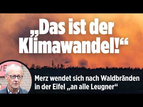 Bundeskanzler Friedrich Merz spricht über den Klimawandel und fordert gesamtstaatliche Vorbereitung auf die Folgen