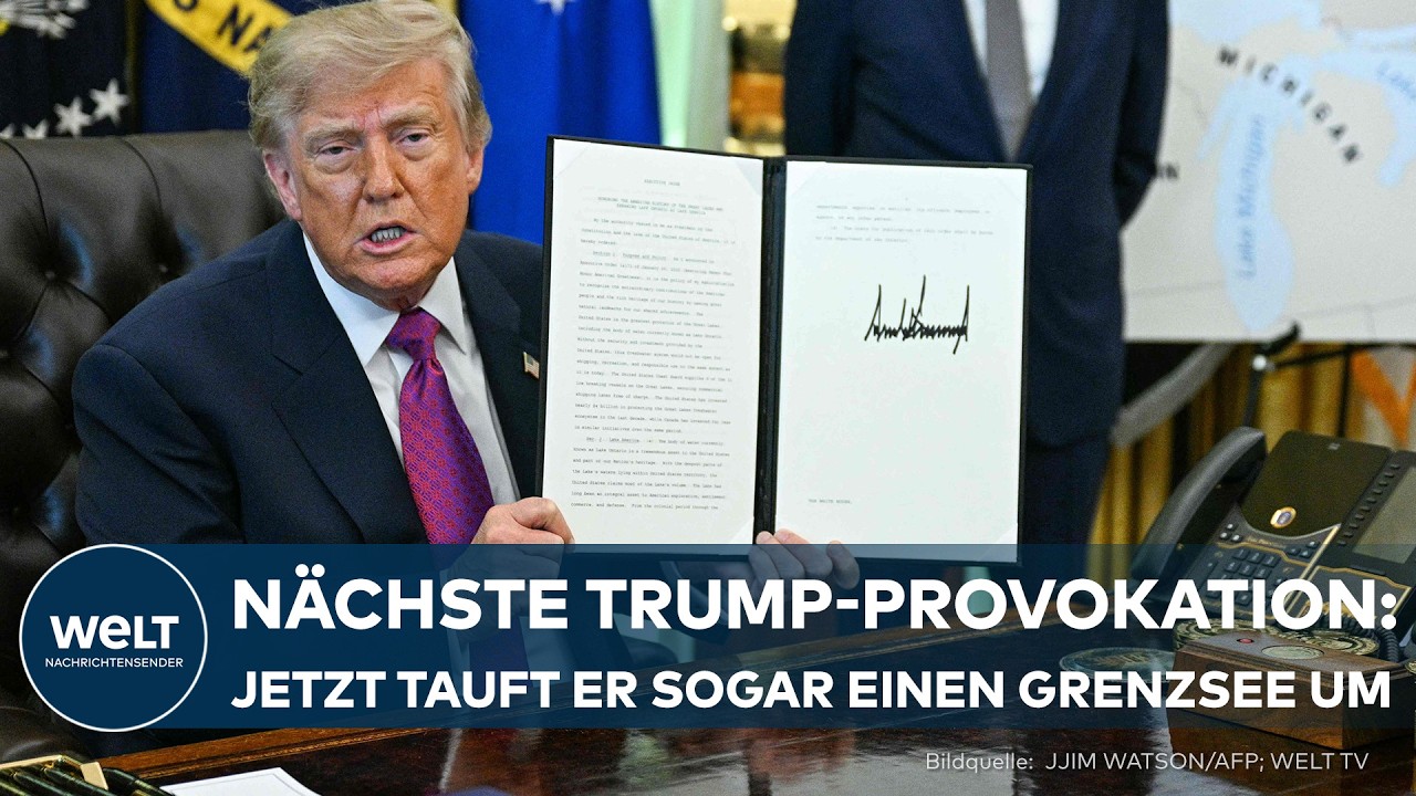 Lake Ontario Umbenennung – Donald Trump unterzeichnet ein Dekret zur Umbenennung des Lake Ontario in Lake America – Provokat…