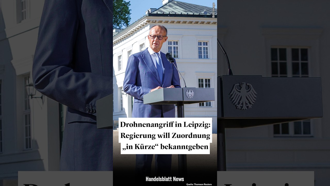 Drohnenangriff Leipzig – Frachtflugzeug auf dem Flughafen Leipzig-Halle nach dem Drohnenangriff im August 2026