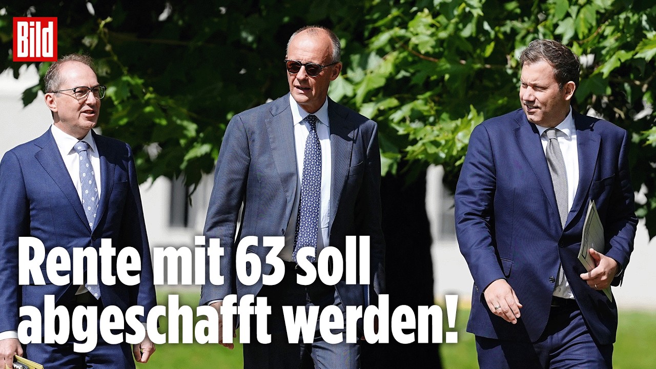 Bundeskanzler Friedrich Merz spricht über Wirtschaft Deutschland und Reformen zur Frühverrentung
