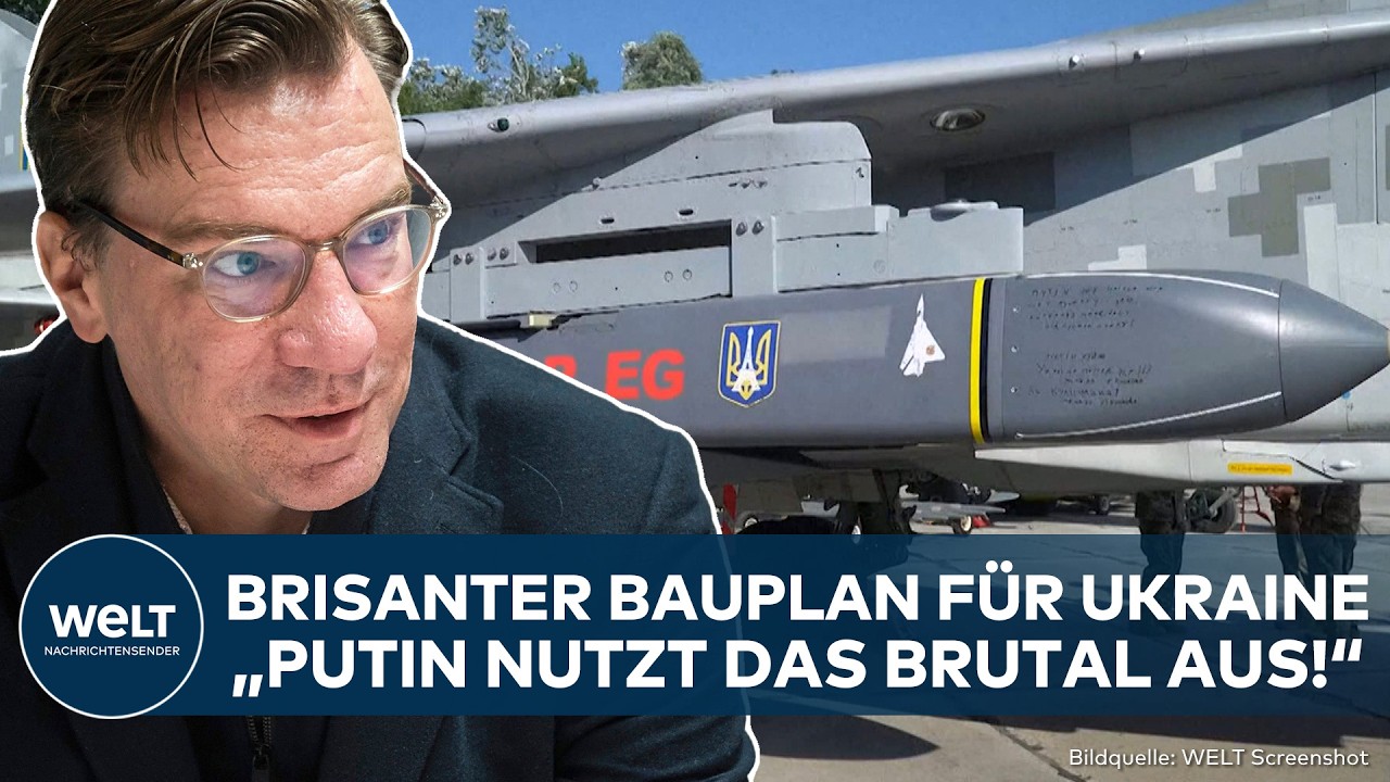 Storm Shadow Marschflugrakete unter dem Flügel eines Kampfjets – britische Waffe für die Ukraine