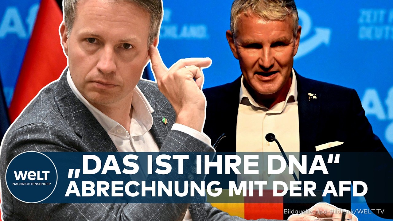 Björn Höcke bei einer Rede – Höckes Angebot als Ministerpräsident in Thüringen abgelehnt