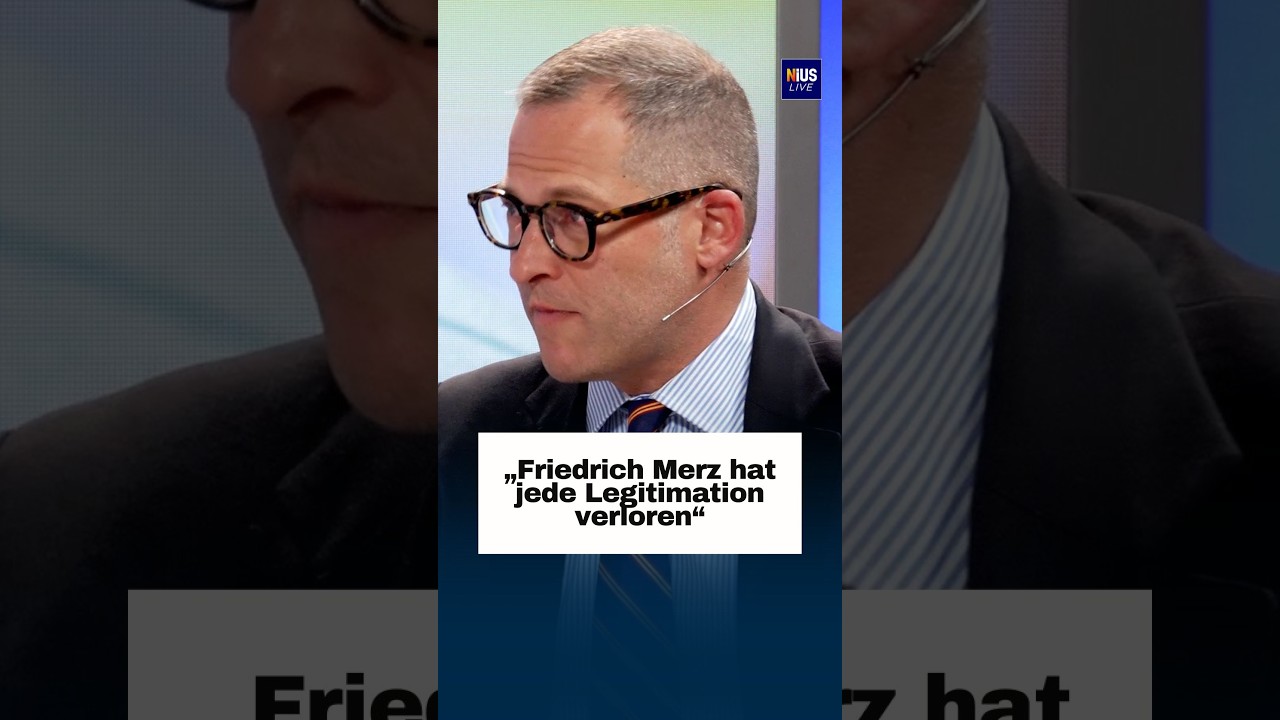 Friedrich Merz am Rednerpult des Bundestages – Debatte um Friedrich Merz Legitimation als Bundeskanzler