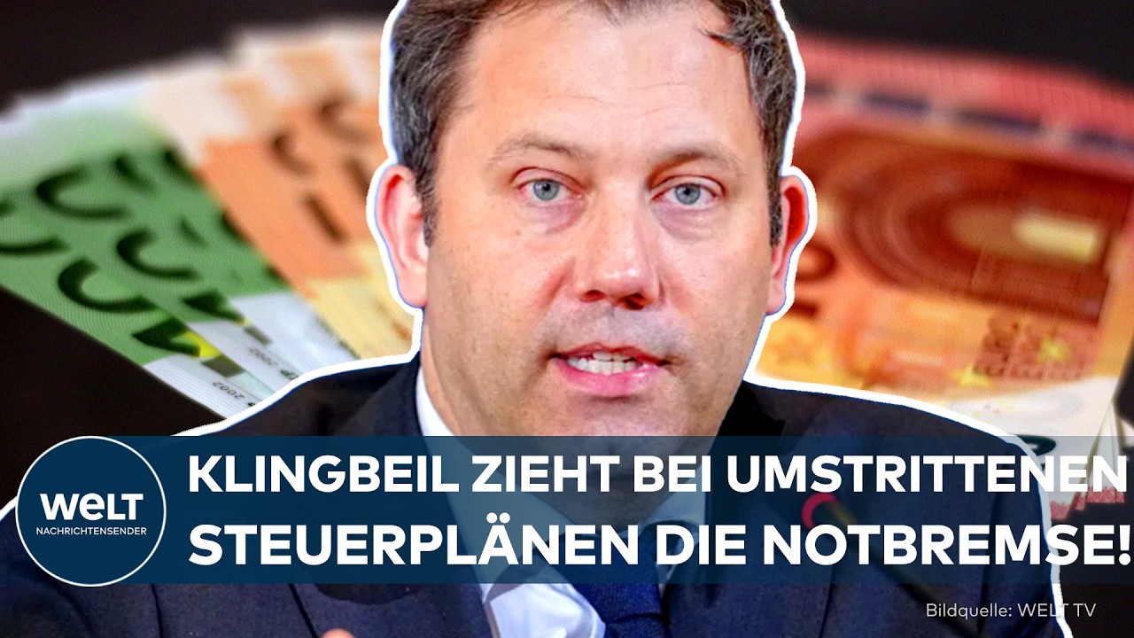 Bundesfinanzminister Lars Klingbeil am Rednerpult – Streit um Mitarbeiterrabatte Steuer