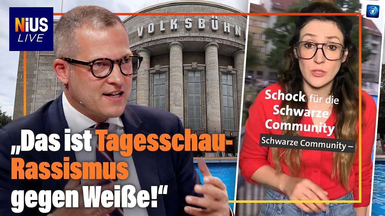 Tagesschau-Logo auf einem Bildschirm – Debatte über rassistische Rechtschreibung bei ARD und ZDF
