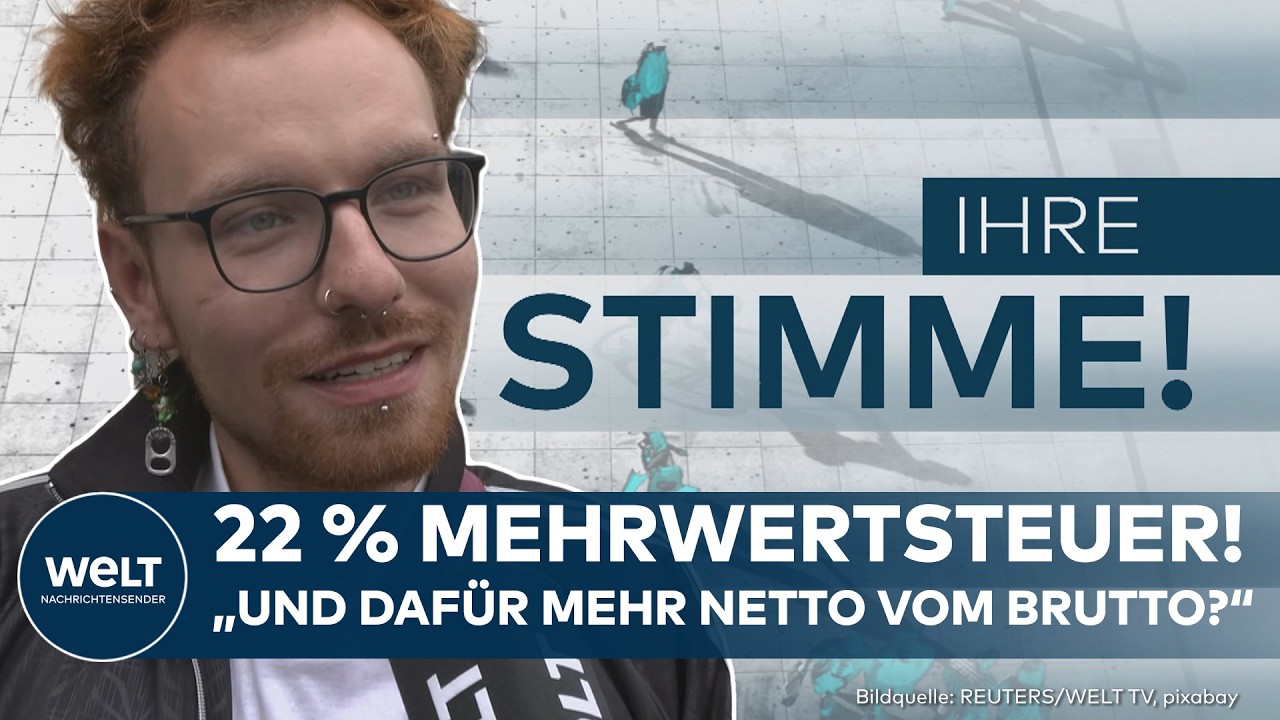 Einkaufswagen im Supermarkt – Symbol für die geplante Mehrwertsteuer Erhöhung auf 22 Prozent in Deutschland