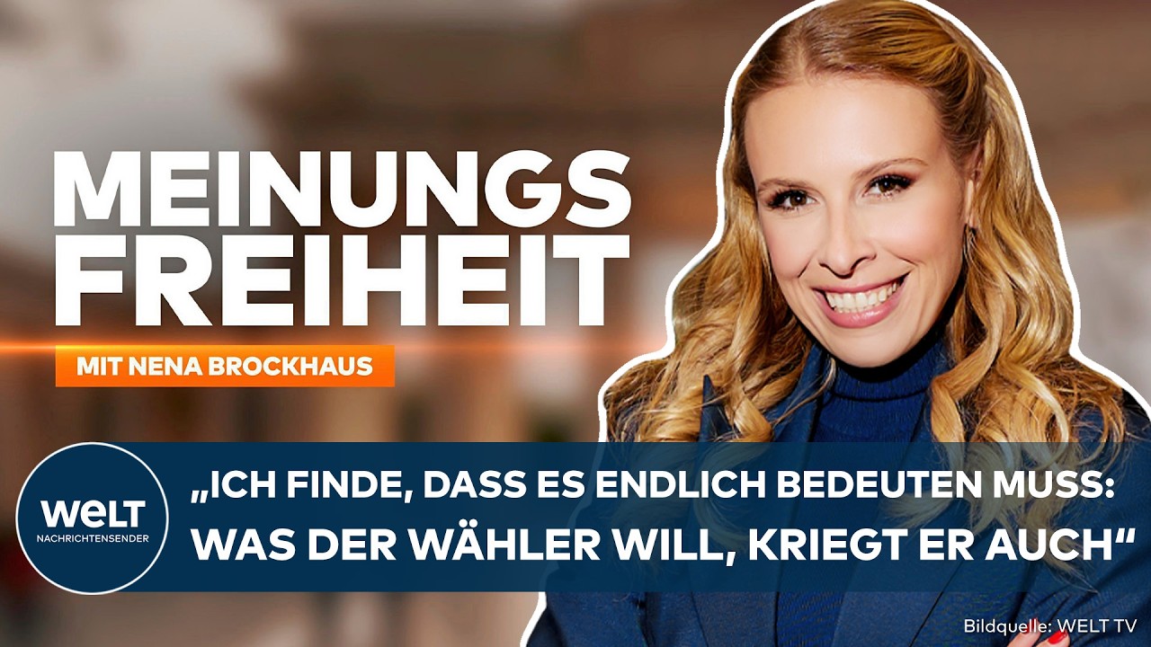 Diskussionsrunde zur Brandmauer AfD und der Sachsen-Anhalt-Wahl im TV-Studio