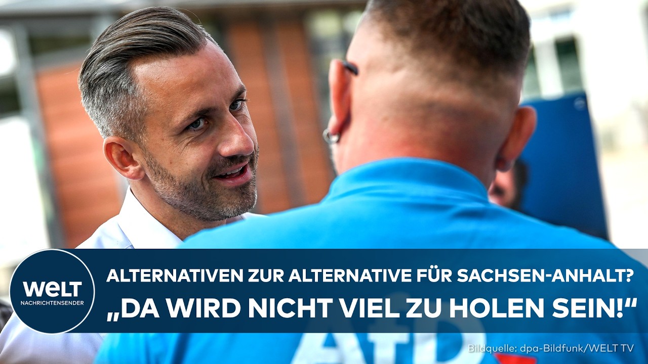 Remigration Sachsen-Anhalt – AfD-Spitzenkandidat Ulrich Siegmund spricht über Remigration bei einer Wahlkampfveranstaltung i…