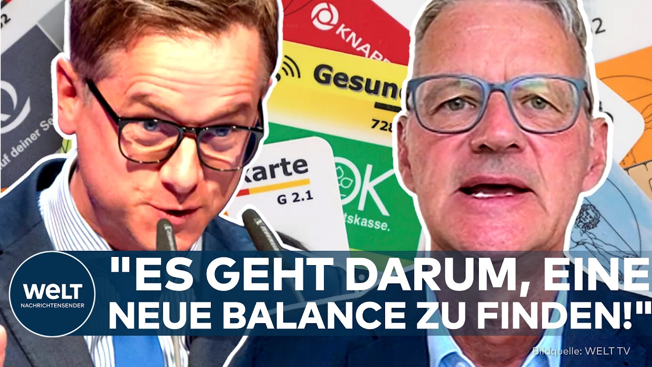 Schreibtisch mit Unterlagen zur Krankenkassen-Reform – Gesundheitsminister plant Reduktion auf 20 Kassen