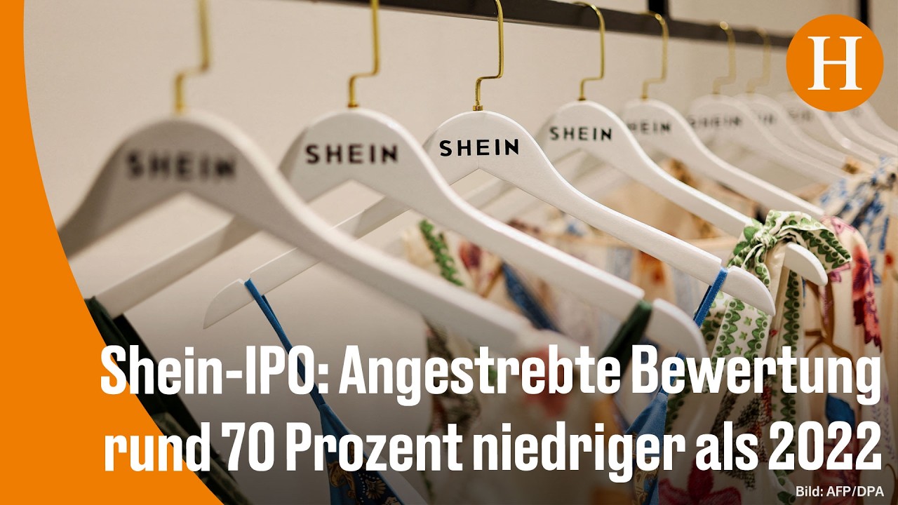Shein-Logo auf einem Smartphone, Shein Börsengang an der Hongkonger Börse im September 2026