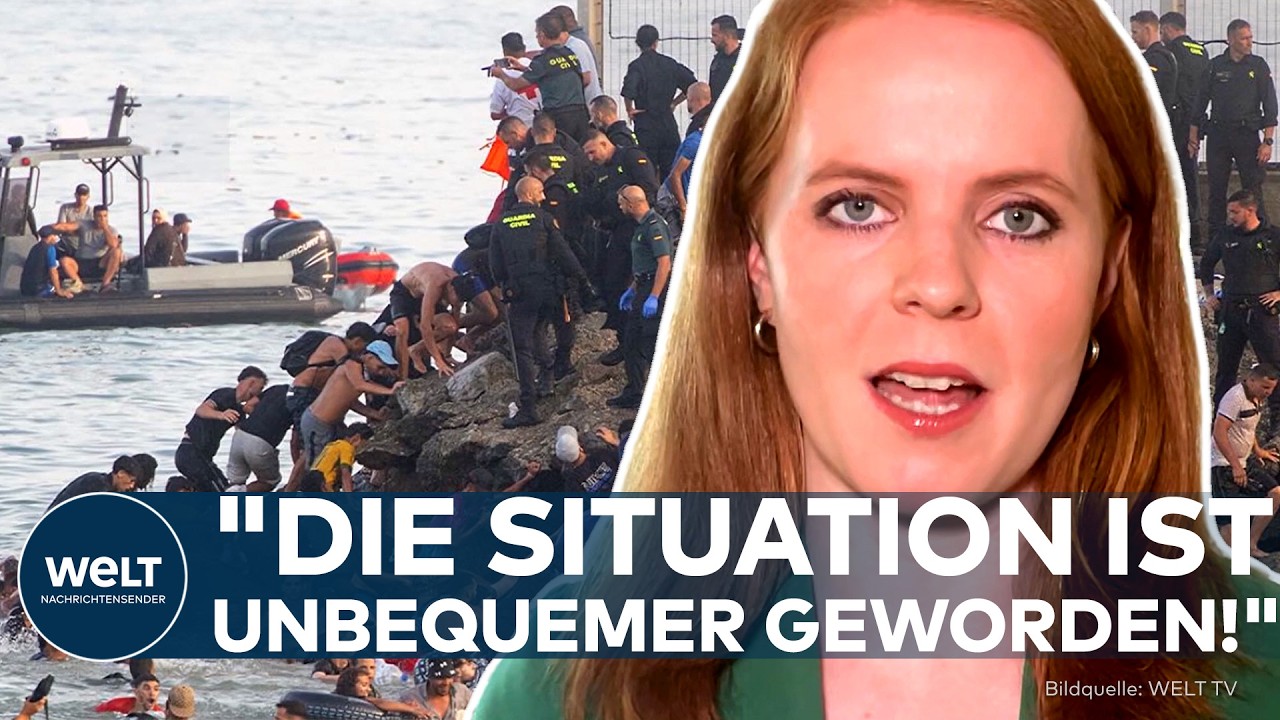 Migranten an der Grenzanlage von Ceuta – Ceuta-Krise und Migrationsdruck auf Europa