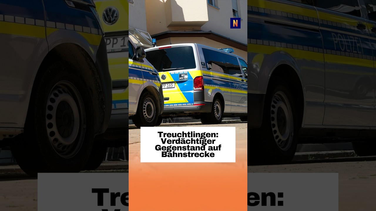 verdächtiger Gegenstand Treuchtlingen – Spezialkräfte der Bundespolizei untersuchen verdächtigen Gegenstand im Gleisbett am …