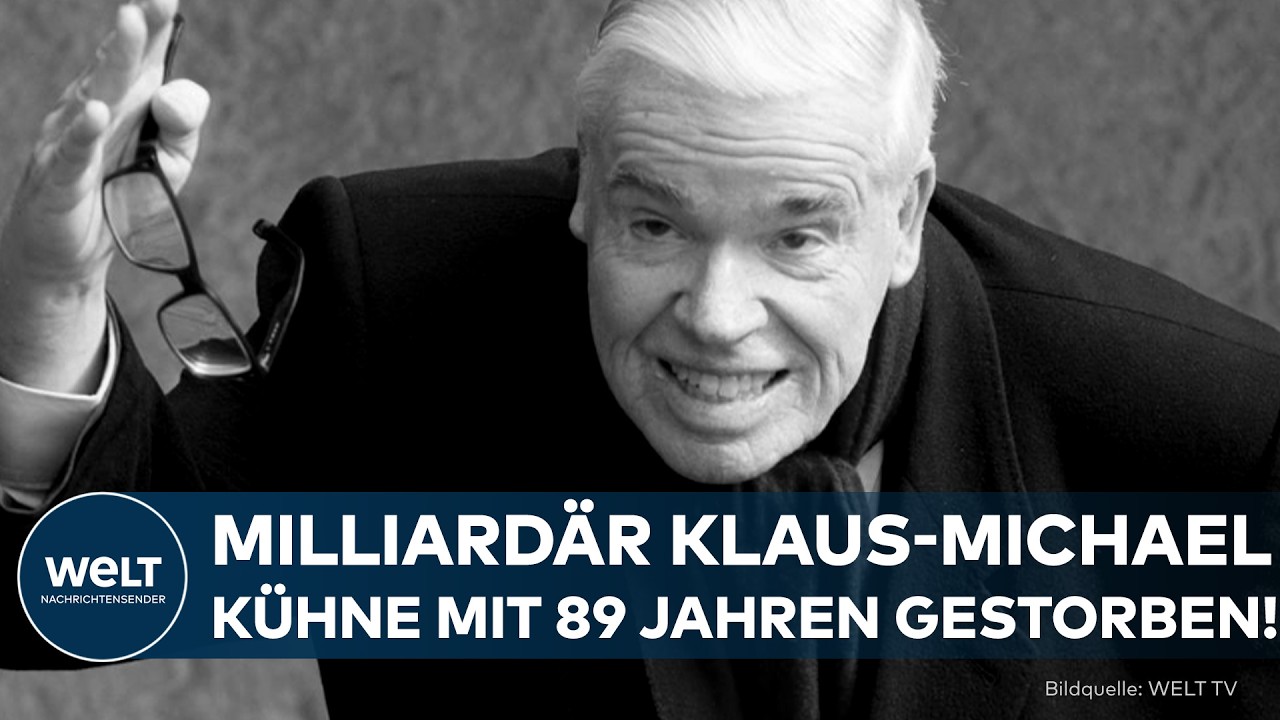 Porträt von Klaus-Michael Kühne, Milliardär und Gründer des Logistikkonzerns Kühne + Nagel, im Alter von 89 Jahren gestorben
